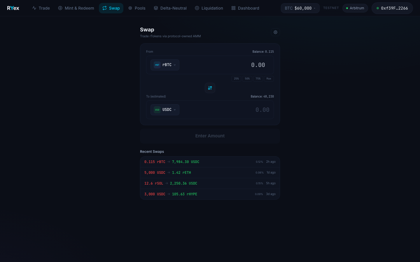 Ryex Swap
